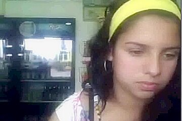 Cute Little Latina Teen (18)+ Tempts With Her Tits On Camchat