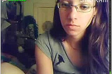 Appealing Teen (18)+ Wanks On Her Webcam