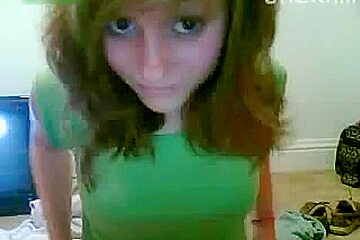 Sexy Teen (18)+ Girl Showing Tits At Webcam